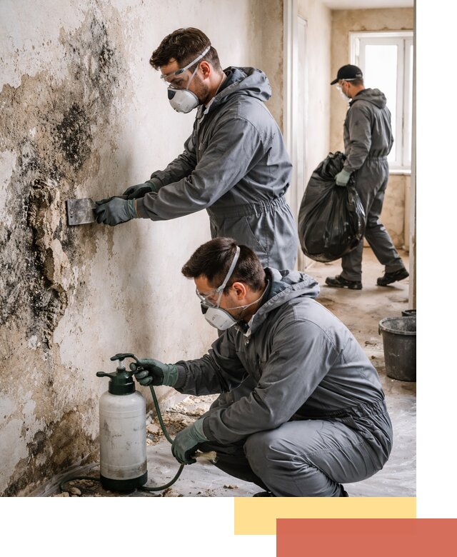 Удаление плесени со стен профессионально в Реутове