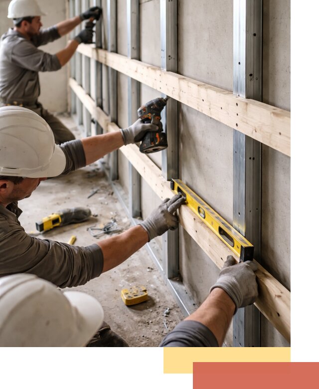 Устройство обрешетки под панели в Реутове