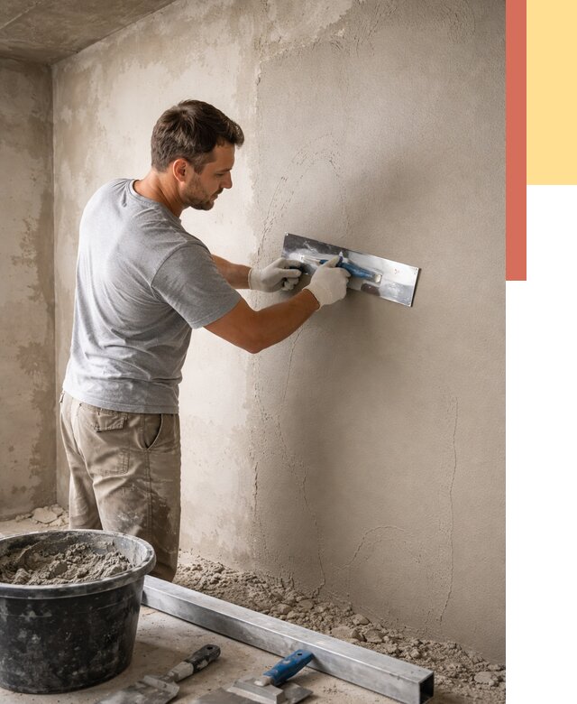 Штукатурка стен без маяков в Реутове от 7493 руб/м2 — услуги и цена | ОТДЕЛОЧНИК-Ртв