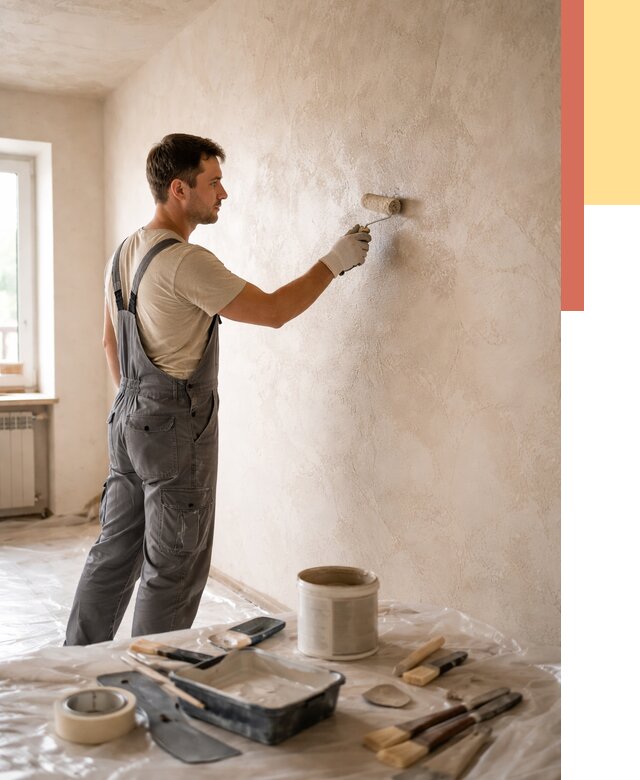 Нанесение лессирующей краски по декоративке в Реутове от 1821 руб. | ОТДЕЛОЧНИК-Ртв