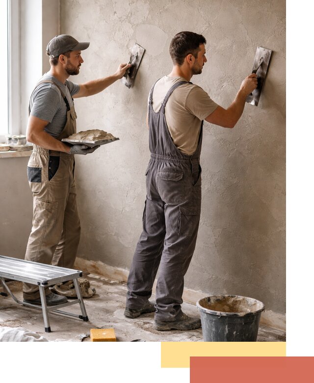 Ремонт декоративной штукатурки и восстановление фактуры в Реутове