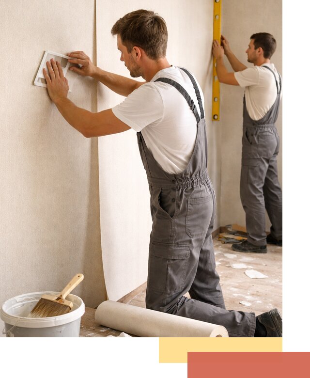 Поклейка бумажных обоев в Реутове качественно и недорого