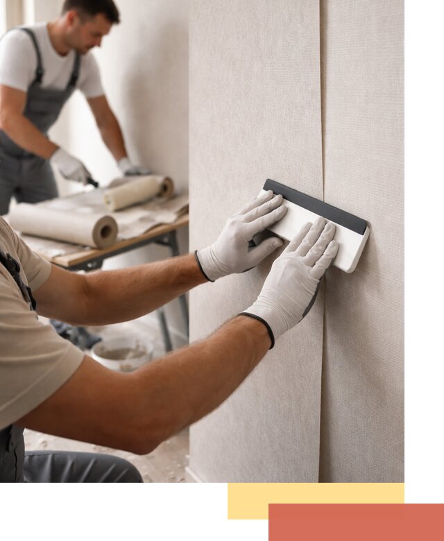 Поклейка обоев под покраску в Реутове профессионально и быстро