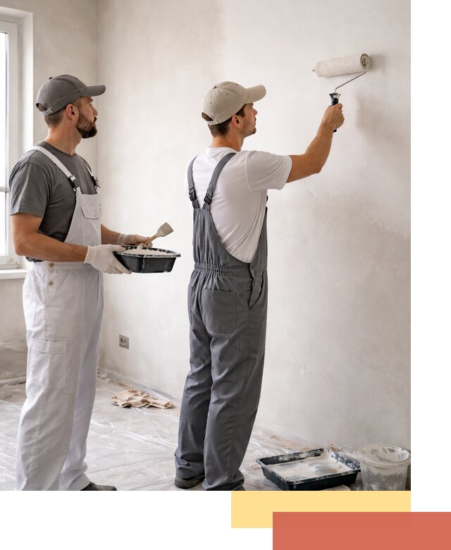 Покраска стен водоэмульсионной краской в Реутове