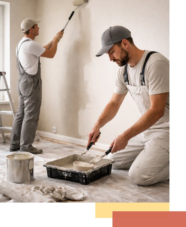 Покраска стен в квартире в Реутове — профессионально и аккуратно