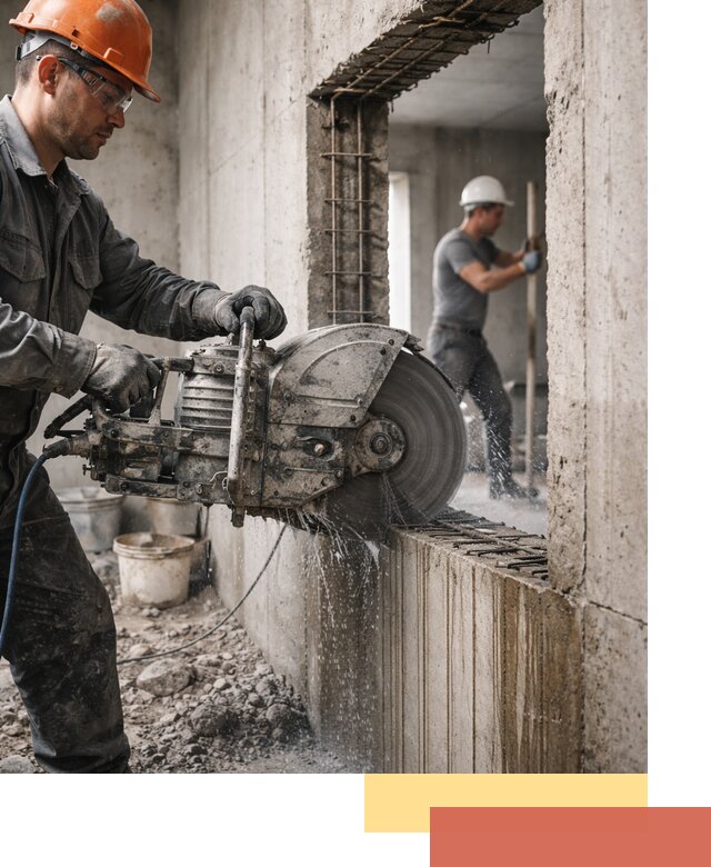 Алмазная резка проемов в Реутове быстро и точно