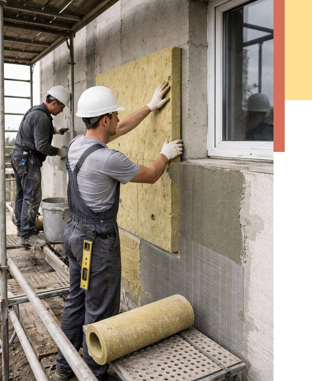 Утепление стен в Реутове от 4475 руб. под ключ — быстро и недорого | ОТДЕЛОЧНИК-Ртв