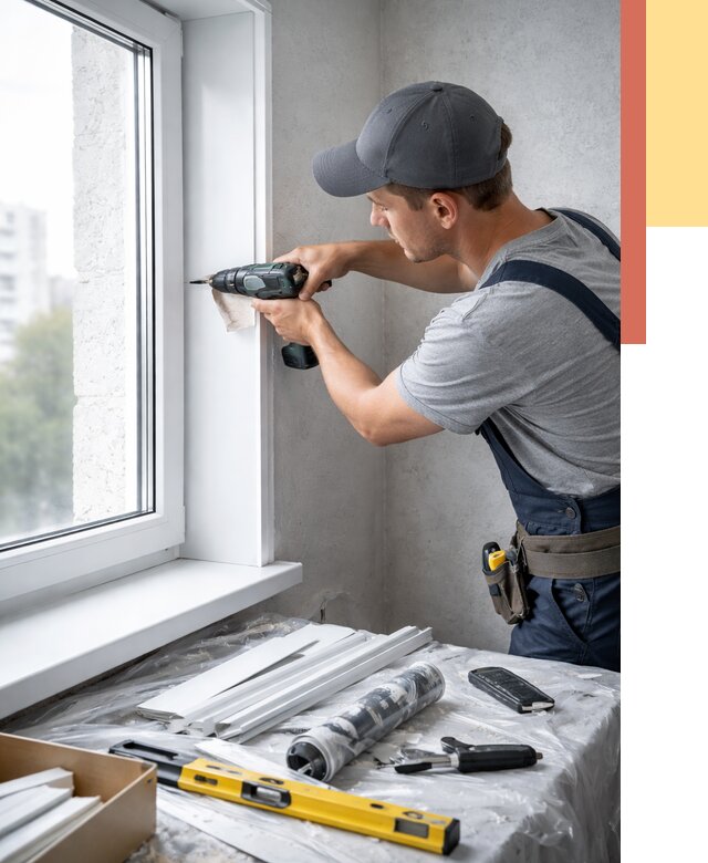 Установка пластиковых откосов в Реутове от 2342 руб. | ОТДЕЛОЧНИК-Ртв монтаж, быстро и недорого