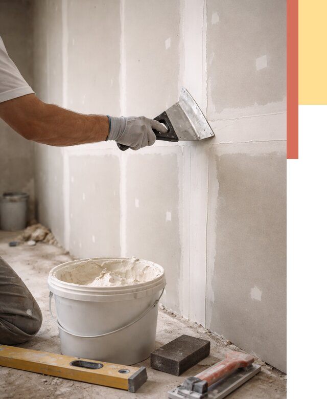 Шпаклевка перегородок из гипсокартона в Реутове от 2602 руб. — услуги ОТДЕЛОЧНИК-Ртв