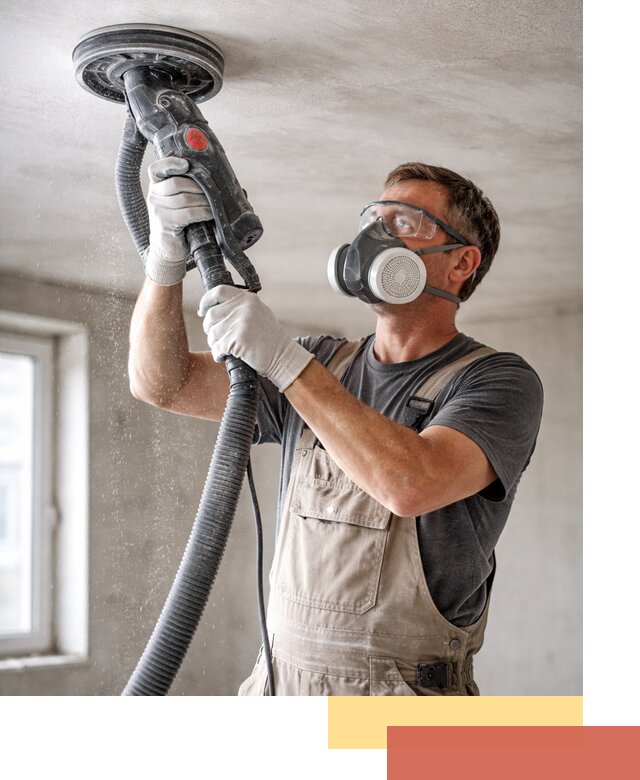 Шлифовка потолка в Реутове — качественная подготовка под отделку