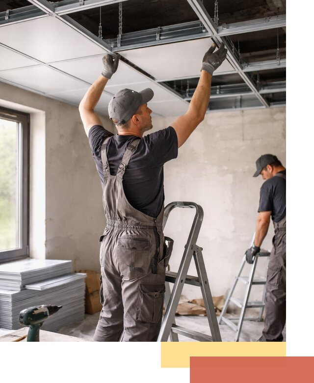 Монтаж кассетного потолка в Реутове качественно и быстро