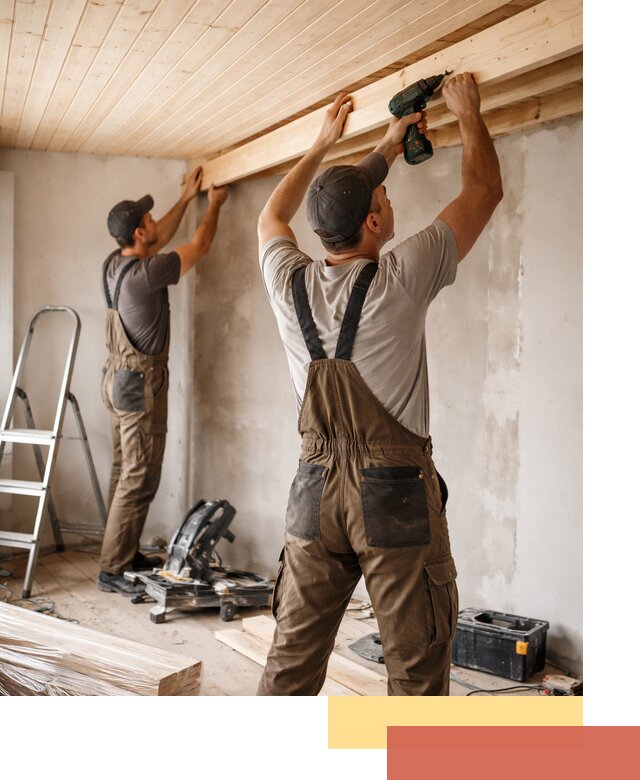 Монтаж потолка из вагонки в Реутове профессионально и аккуратно