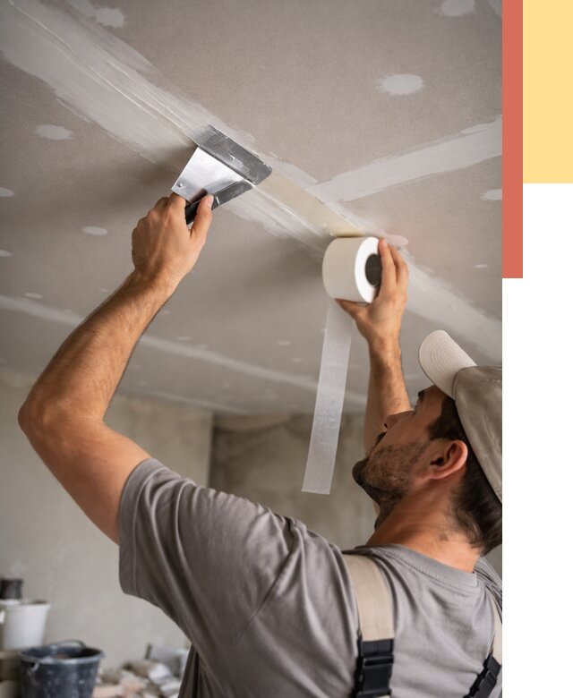 Обработка швов потолка ГКЛ в Реутове от 7805 руб. под ключ | ОТДЕЛОЧНИК-Ртв