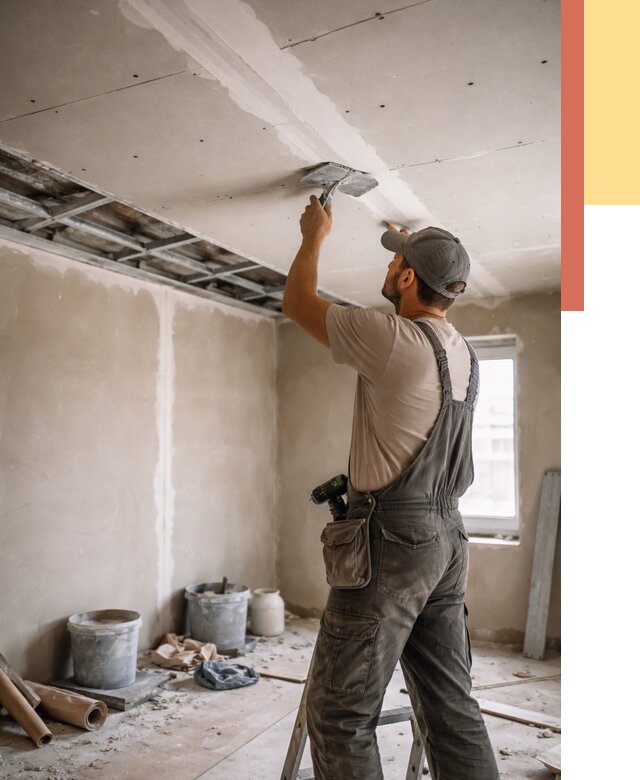 Ремонт потолка из гипсокартона в Реутове от 676 руб./м² — быстро и недорого | ОТДЕЛОЧНИК-Ртв