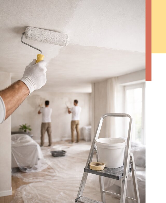 Покраска потолка акриловой краской в Реутове от 2602 руб. | ОТДЕЛОЧНИК-Ртв